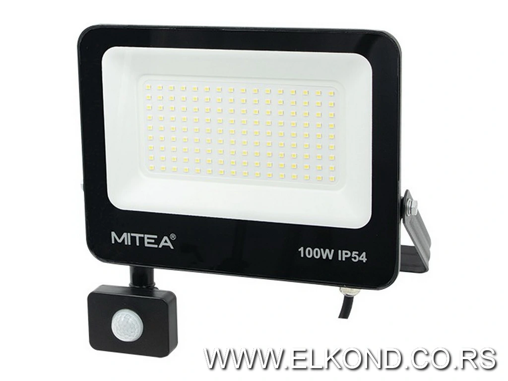 Led reflektor sa senzorom 100W 6500K crni M490100